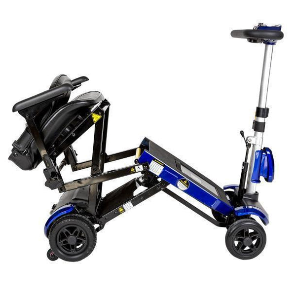 ZooMe Auto-Flex Folding Travel Scooter, Blue