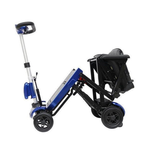 ZooMe Auto-Flex Folding Travel Scooter, Blue